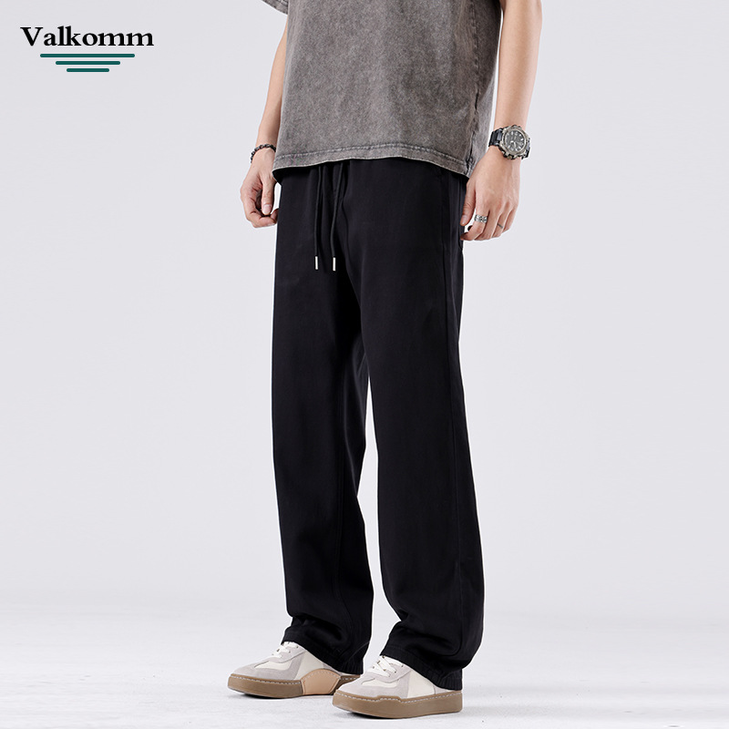 New men's casual elastic jeans, men's loose American high street soft and breathable Tencel denim straight-leg pants Application Scenario