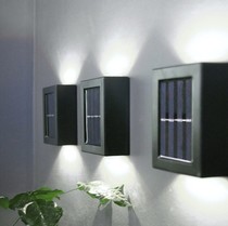 Solar wall light outdoor decoration garden courtyard home wall light waterproof up and down light outdoor decorative wall light