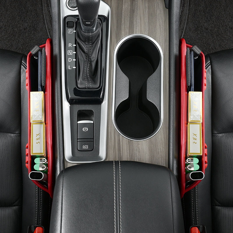 Car seat slot storage box Multi-functional armrest box leakproof storage inside the car essential artifact car storage box full figure