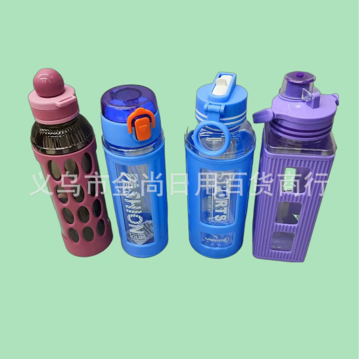 Water cup, fitness water bottle, student plastic cup, outdoor anti-drop space cup for men and women, portable sports