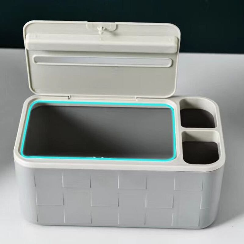 Multi-functional tissue box, desktop remote control storage box, living room coffee table tissue box, creative dining table tissue storage box Application Scenario