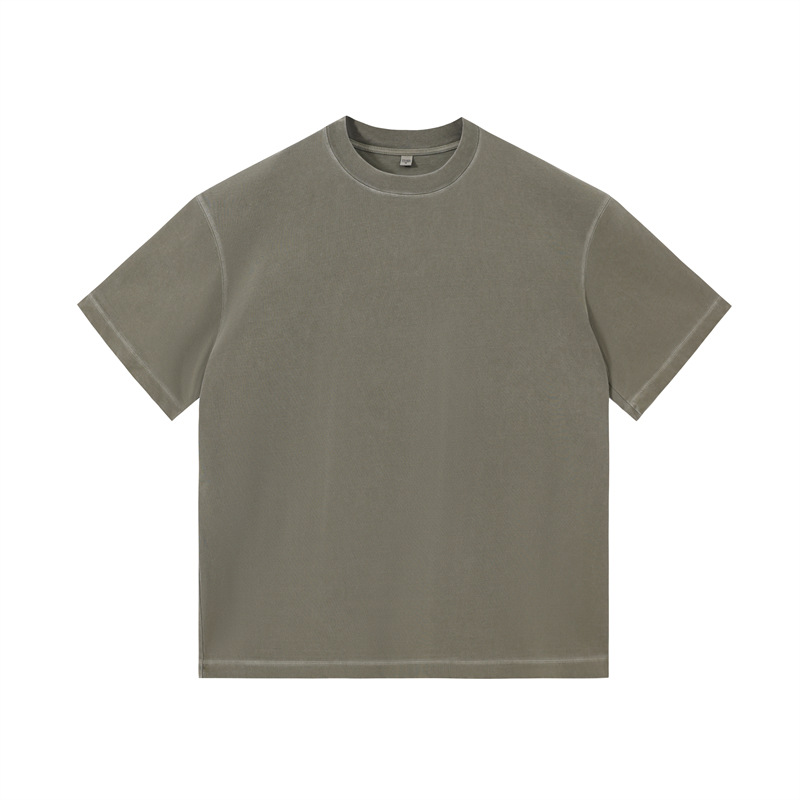 2025 heavy pound cotton 250G retro lavado dazzle dye hacer vieja camiseta transfronteriza americano suelto manga corta camiseta de los hombres Application Scenario