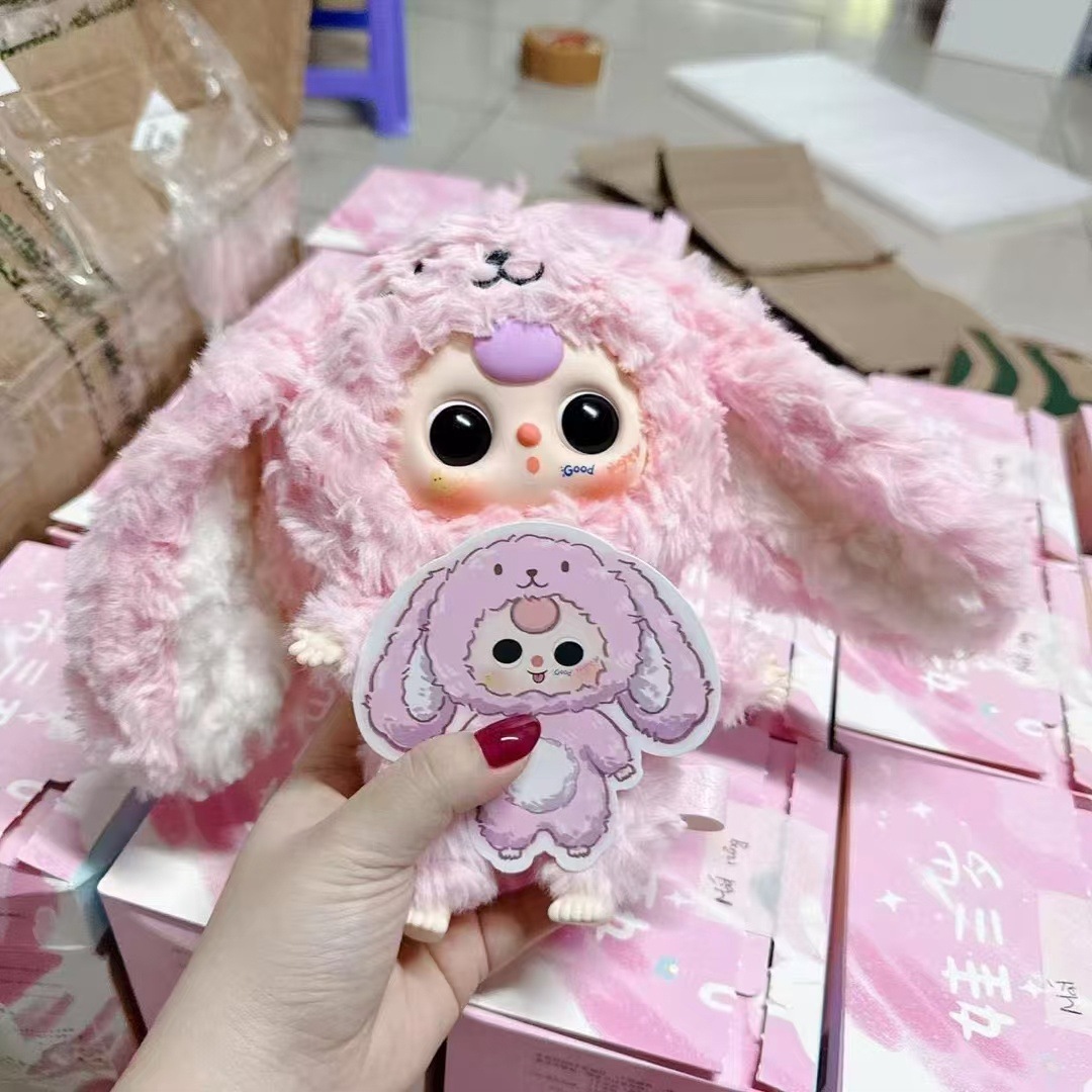 【 Store Hot 】baby three, a three-year-old kid, is so cute and adorable. Three Generations Blind Box, Trendy toys, and plush toys are so adorable pic 15