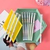 Box cartoon neutral pen stationery Wholesale Student writing brush problem pen 0.5mm black cap signature pen details Picture