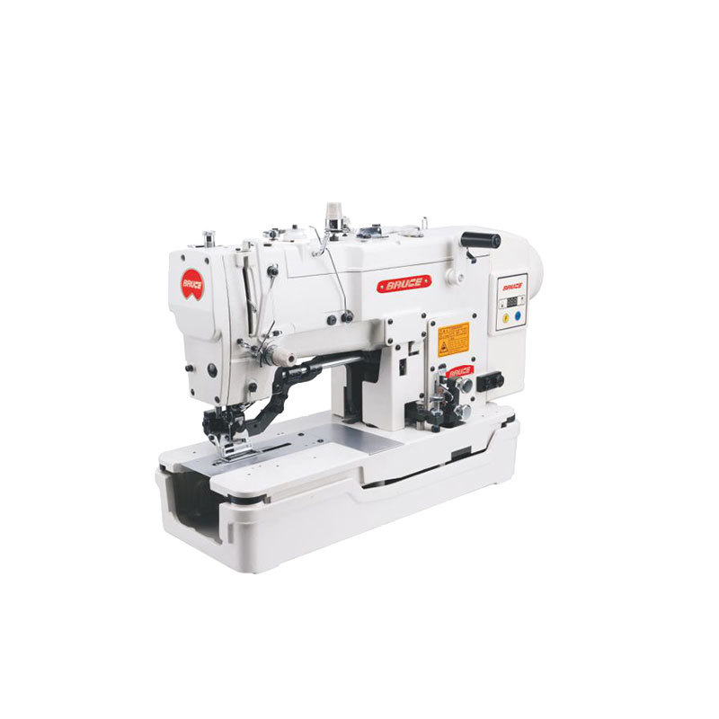 Bruce Industrial Sewing Machine 781 direct drive flat head butt-hole machine Shirt and suit butt-hole equipment Item Picture