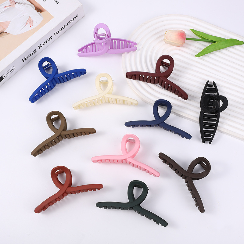 Black Shark Clip Female Cute Hair Clip Hair Quantity Large Hair Grab Back Of Head Pan Hair Clip Fascinator Grab Clip