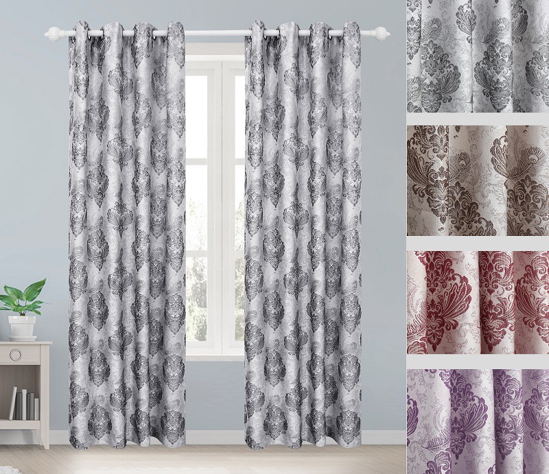 Jacquard Cloth Iris Living Room Bedroom Curtain Cloth Shading Fabric Manufacturers Direct Sales details Picture
