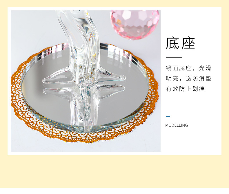 水晶苹果树平安树客厅创意装饰礼物玄关电视柜酒柜家居装饰品摆件详情14