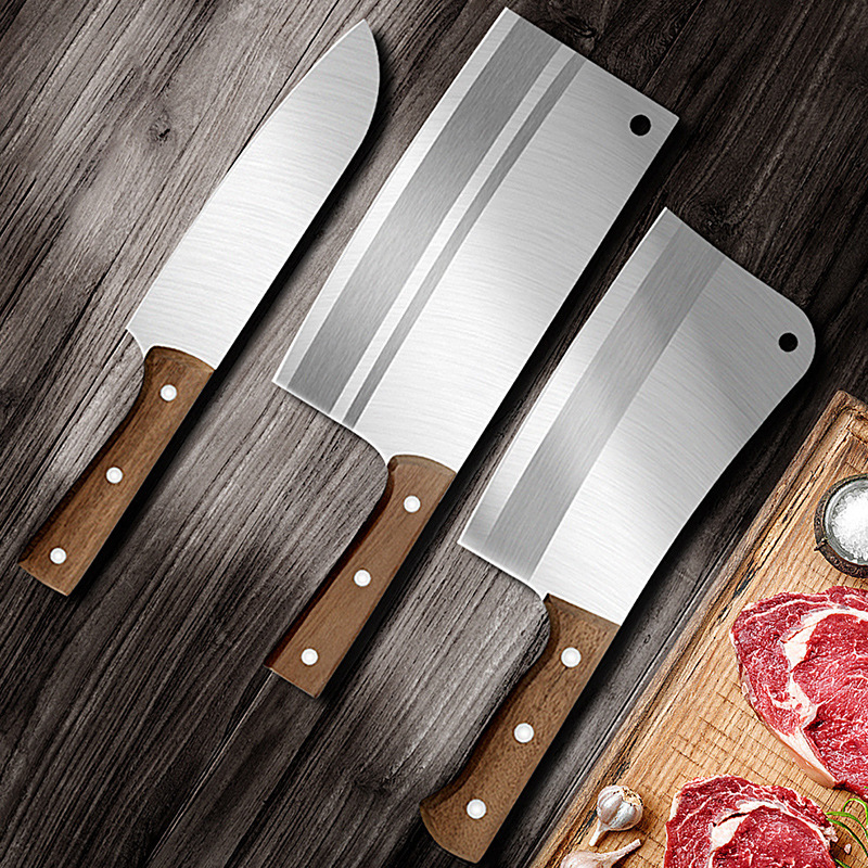 Meat And Kitchen Knife Home Knife Set Bone Chopping Knife Slicing Knife Chef Knife Ladies Kitchen Only details Picture