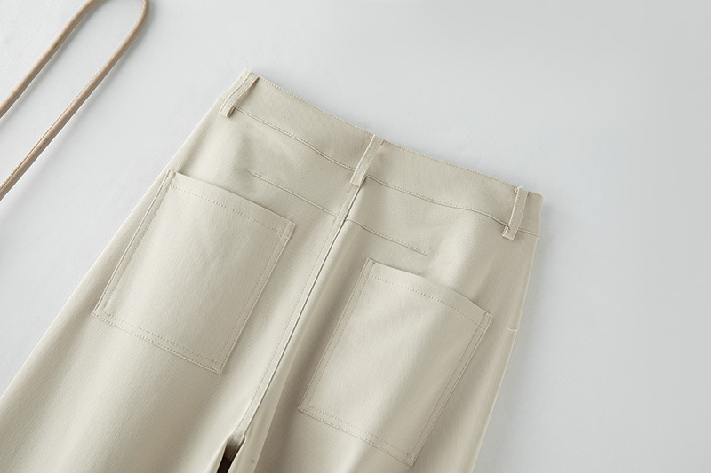 Tencel cotton white jeans for women, narrow-leg wide-leg straight-leg, autumn new style Lyocell high-waisted loose slimming long pants pic 37