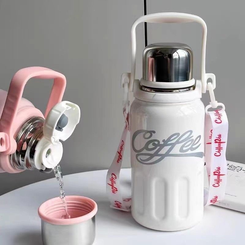 316 stainless steel cup, high appearance level, large-capacity water cup, portable sports water bottle, tea-water separation insulated cup Application Scenario