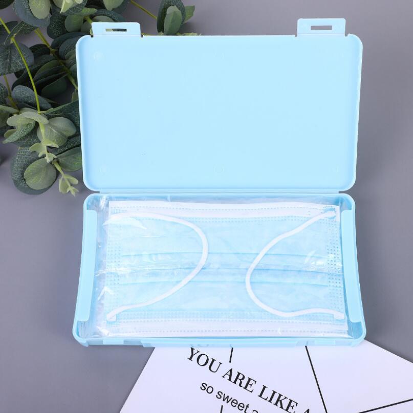 Rectangular Portable Mask Storage Box Mask Storage Box Temporary Storage Box Specification drawing