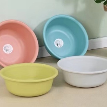 New household large-sized thickened matte plastic washbasin, student dormitory vegetable washing basin, laundry basin and foot washing basin details Picture