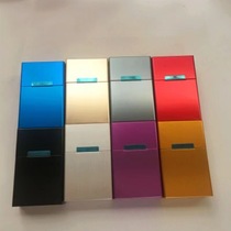 20 cigarette case Zinc alloy all metal portable clamshell cigarette case hard bag soft bag creative personality anti-squeeze
