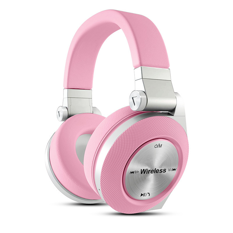 Cross-border E50 card-inserting audio function over-ear Bluetooth headphones, folding and storage leather bag subwoofer headphones in stock Specification image