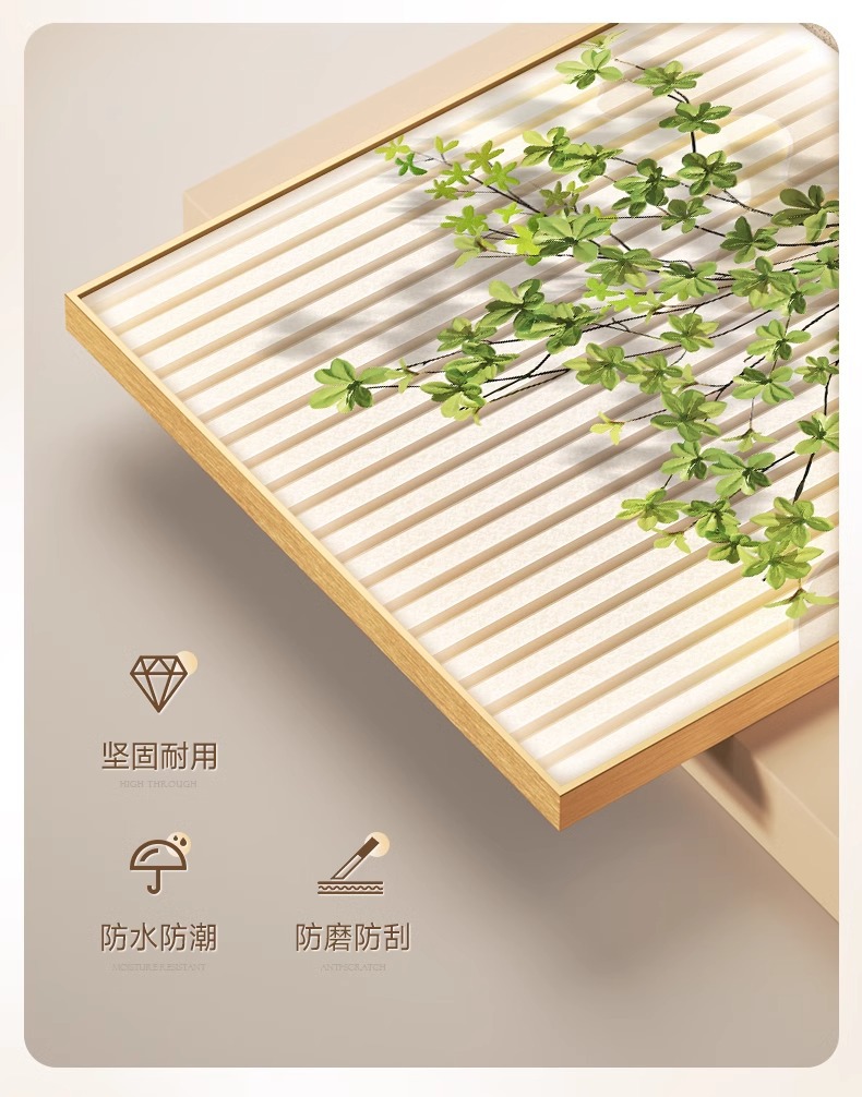 简约现代卧室床头装饰画原木奶油风客厅壁画抽象线条人物挂画双联详情14