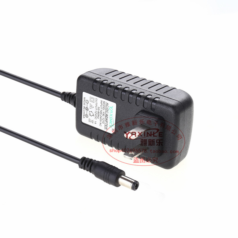 12V/9V/6V/5V1A 2A adaptador de corriente set top box router audio LED luz con monitor de potencia pie Specification image