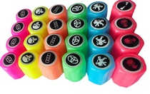 Glow-in-the-dark tire nozzle nuts Fluorescent nuts