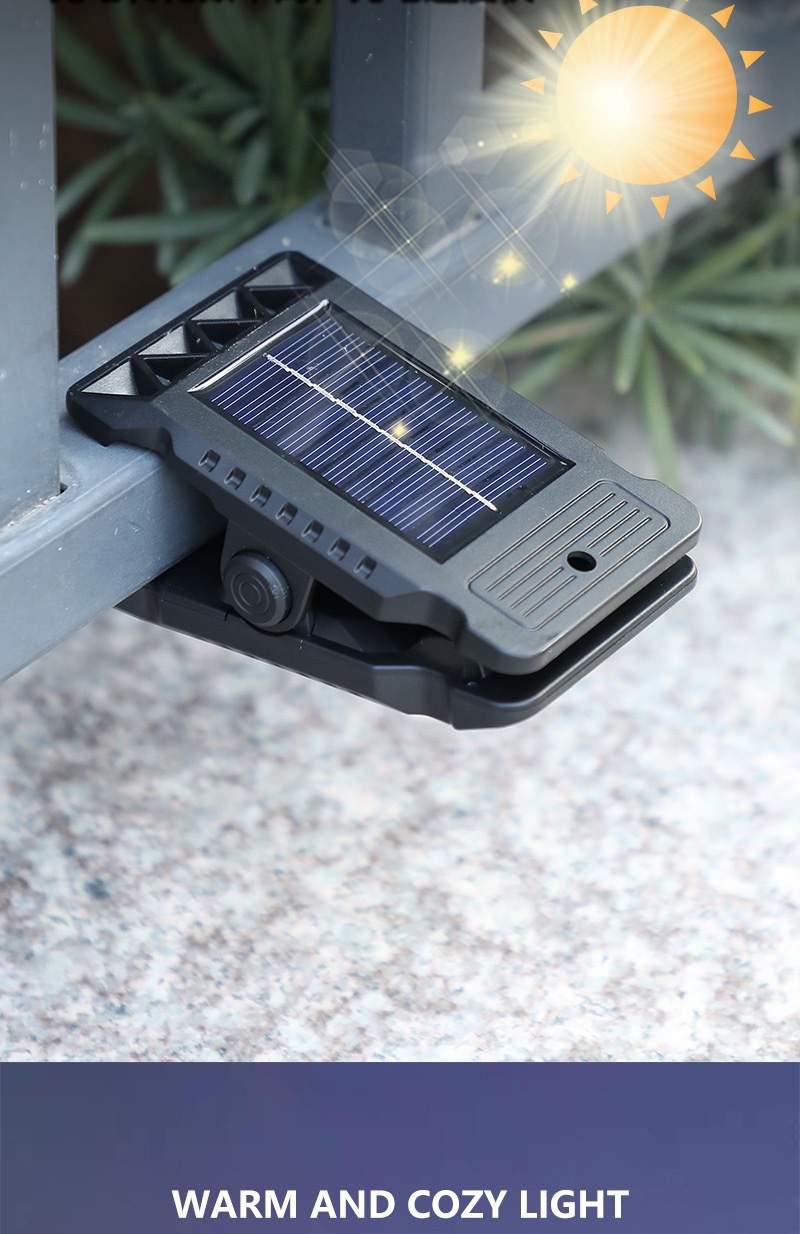 太阳能庭院灯家用花园照明灯人体感应多功能露天室外夹子草坪灯详情11