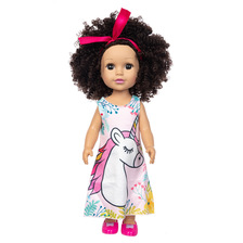跨境热卖娃娃衣服14寸美国娃娃衣服玩具公仔配件洋娃娃连衣裙娃衣