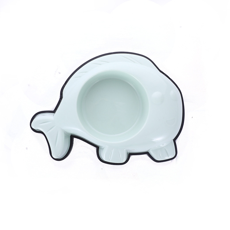 Wholesale of new cat bowls, dog bowls, Teddy Corgi fish mouth-shaped rice bowls, water bowls, candy-colored feeders and pet bowls Item Picture