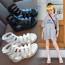 女童罗马凉鞋2022夏季新款中大童时尚经典公主凉鞋小女孩儿童鞋子