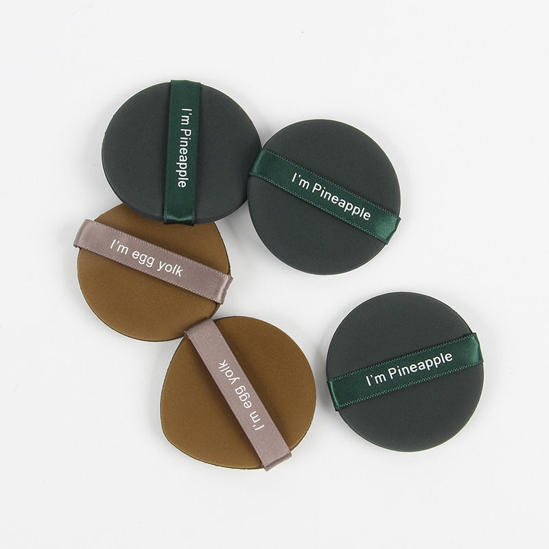 Pineapple Pie air cushion powder puff, hydrophilic dry and wet dual-purpose, expands when exposed to water, Double-sided BB cream powder puff, egg yolk pie powder puff, shanilak details Picture