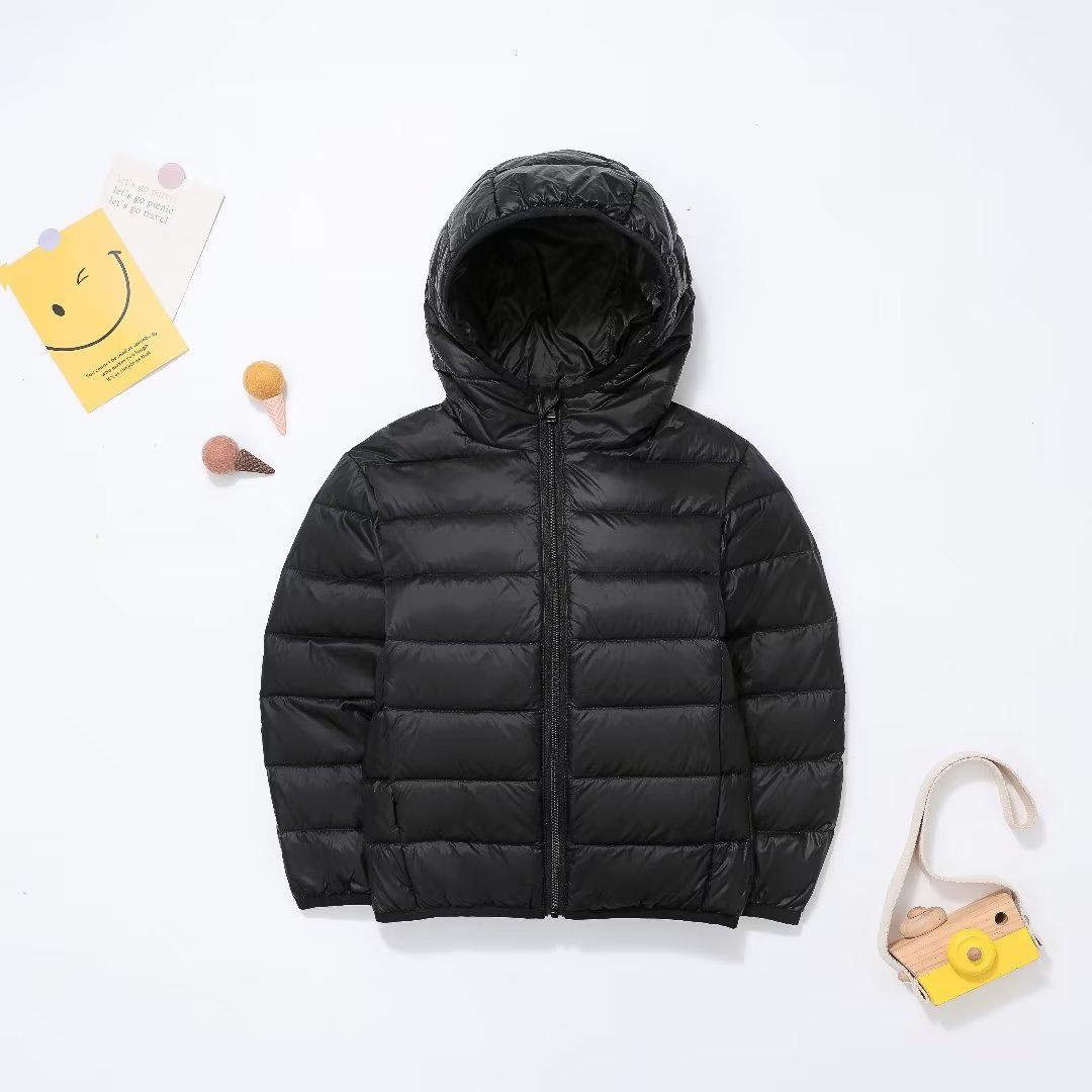Baby down jackets, children's winter clothes, off-season children's white duck down jackets, girls' light down, boys' stylish children's clothing Item Picture