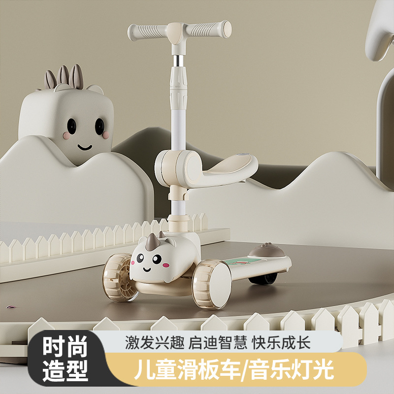 多功能童车/成人滑板车/滑滑车儿童卡通/婴儿车/八合一童车产品图