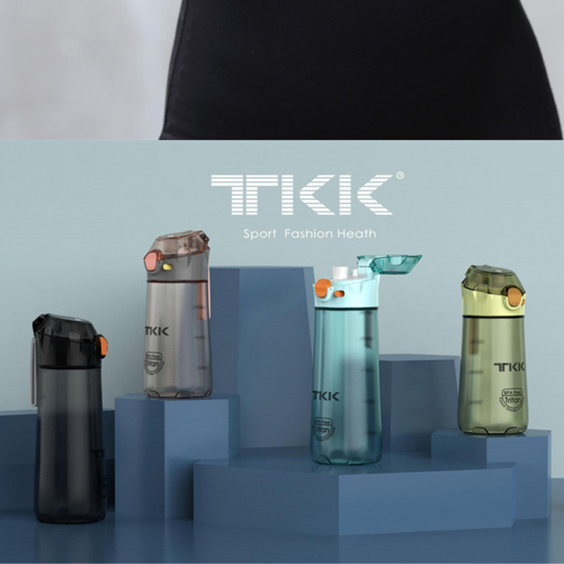 Tkk Louis Tritan Outdoor Water Cup Portable Handy Cup Solid Color Adult Sports Plastic Cup For Men And Women details Picture