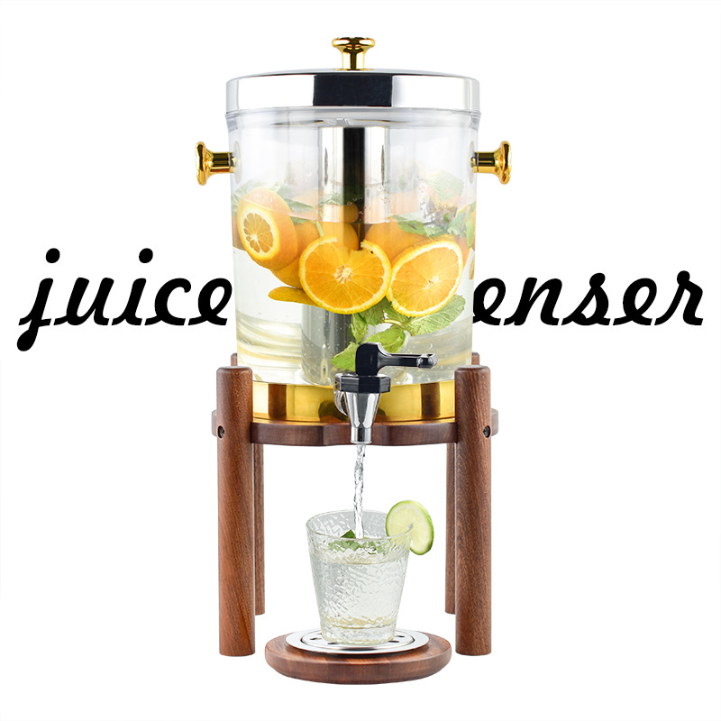 Beer Machine 8L Juice Machine Single-Head Double-Head Three-Head Self-Service Milk Beverage Machine Soy Sauce Dispenser Juice Tripod details Picture