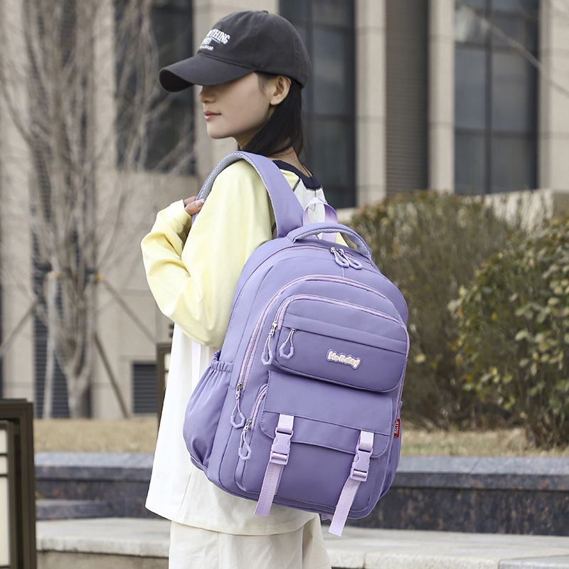 可爱大容量双肩包学生书包初高中旅行背包高颜值背包款式多样详情32