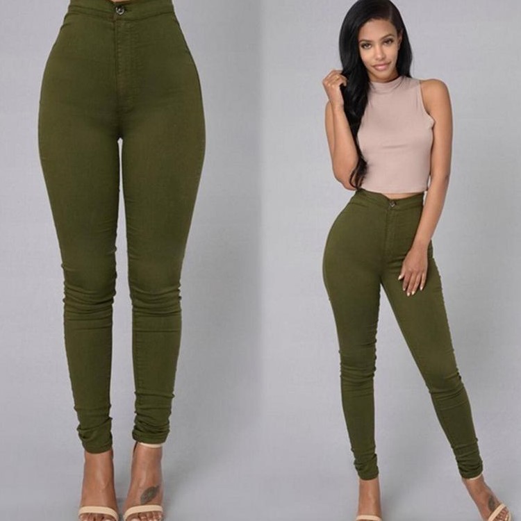 Solid color stretch candy-colored slimming pants, pencil slimming skinny pants, leggings, thin style bestsellers for women's clothing details Picture
