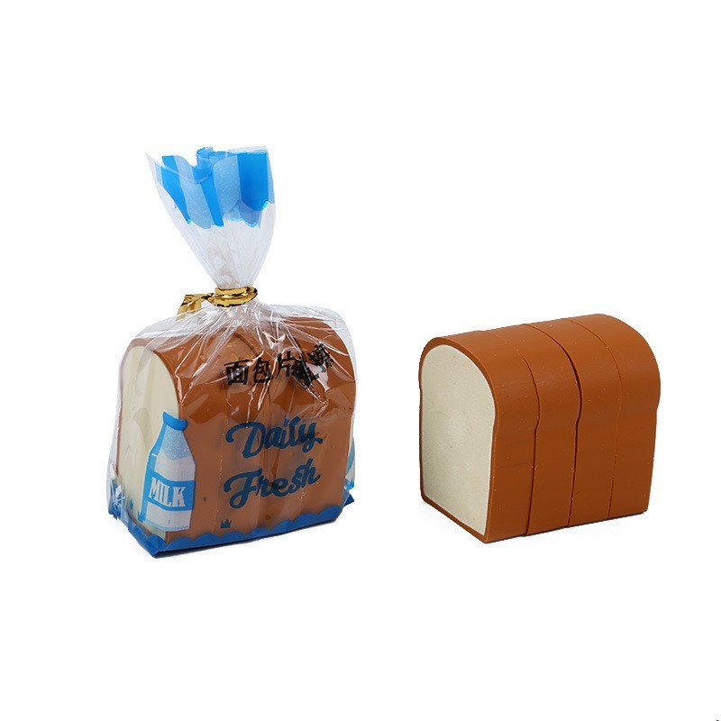 ويحصل الأطفال على هدايا مجملة بالمطاط من الخبز المحمص للأطفال في المدارس الابتدائية Item Picture
