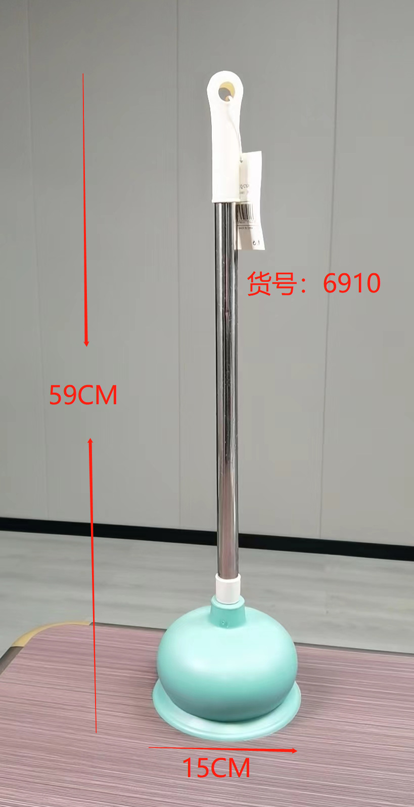 Enhanced type leather suction high-grade stainless steel strong suction pipe dredge stainless steel rod toilet suction details Picture