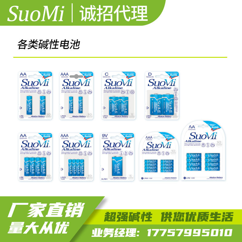 Alkaline No. 5 batteries, No. 7 dry batteries, candle lamp batteries, factory export exclusively for WERCS certification details Picture