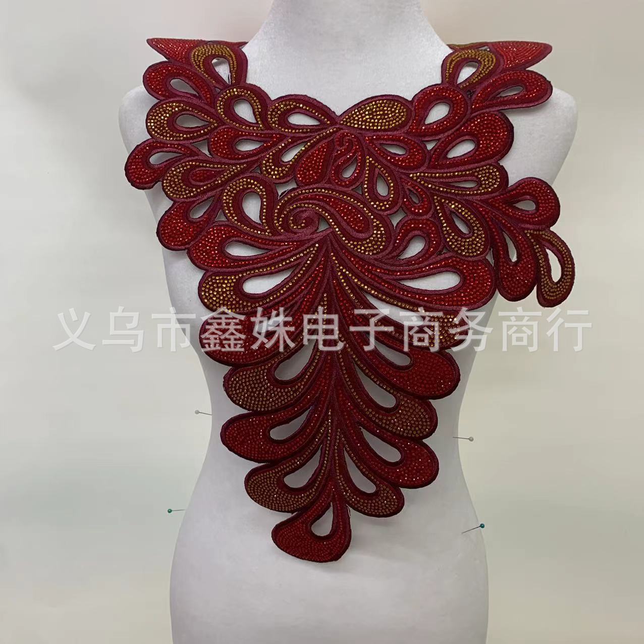 New stock available, with adhesive backing and rhinestones, dance costume accessories, ethnic costume necklaces