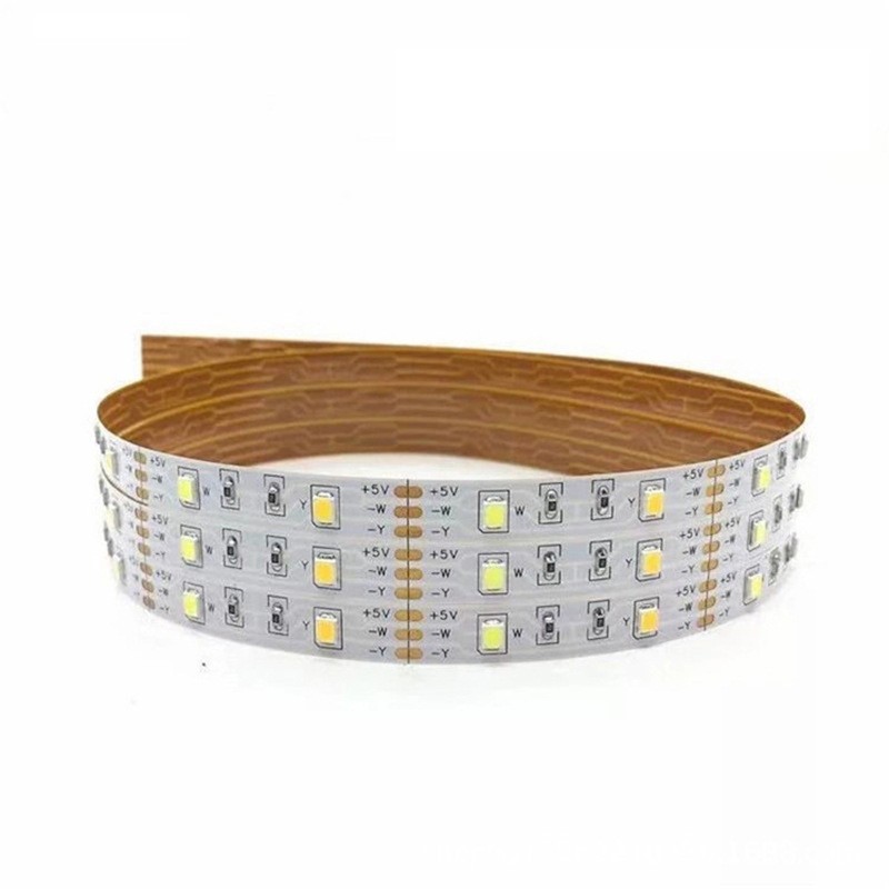 2835 Two-Color Temperature Led Light With 3V 3.7V5v12v Bathroom Mirror Smart Cabinet Light Strip 120 Lights Specification drawing