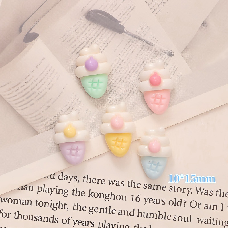 diy mini nail art accessories, nail accessories, cartoon cream glue clothing, toys, decorative resin accessories wholesale pic 13