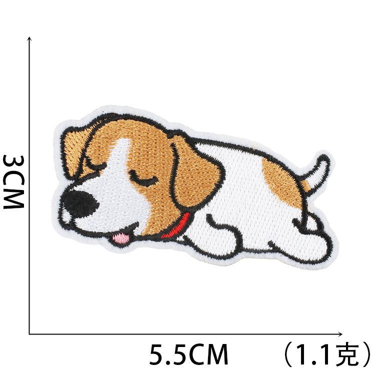 Xiao Day Cat Star Embroidery Cloth Patch Dog Embroidery Cat Patch Computer Embroidery Chapter Logo Cartoon Cat Paws Application Scenario