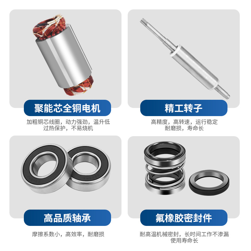 QJ/QJD stainless steel deep well pump, deep well submersible pump, household multi-stage submersible pump, 220V high head, all-copper motor Application Scenario