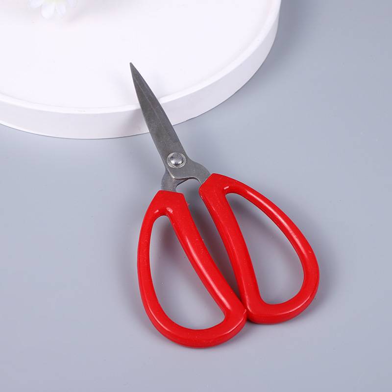 Red-handled scissors, household scissors, student scissors, art scissors, home scissors, office scissors, hand scissors, hardware and general merchandise