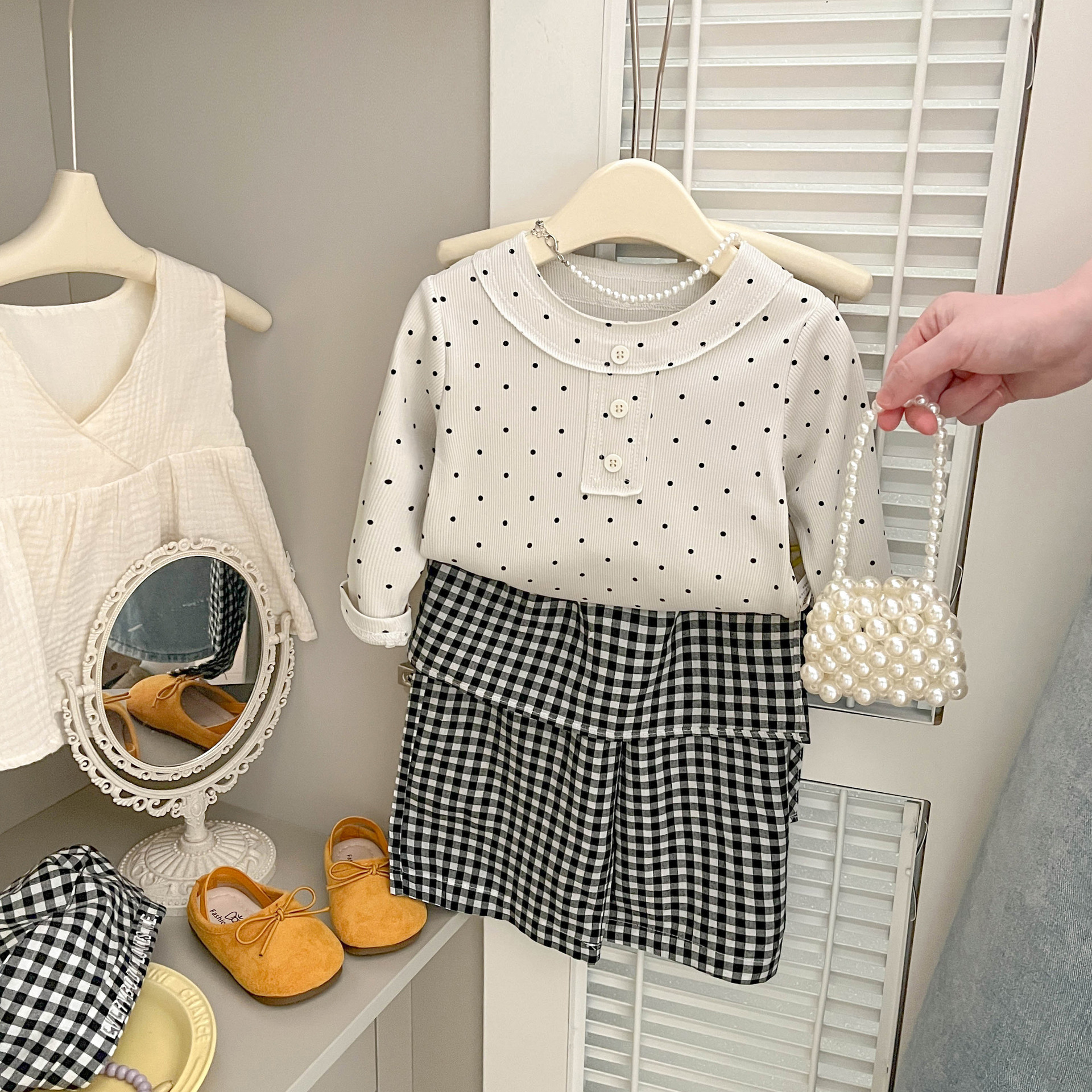 童装女童短袖韩版/童装/男宝童装/女孩jk制服/服装儿童短袖韩版产品图