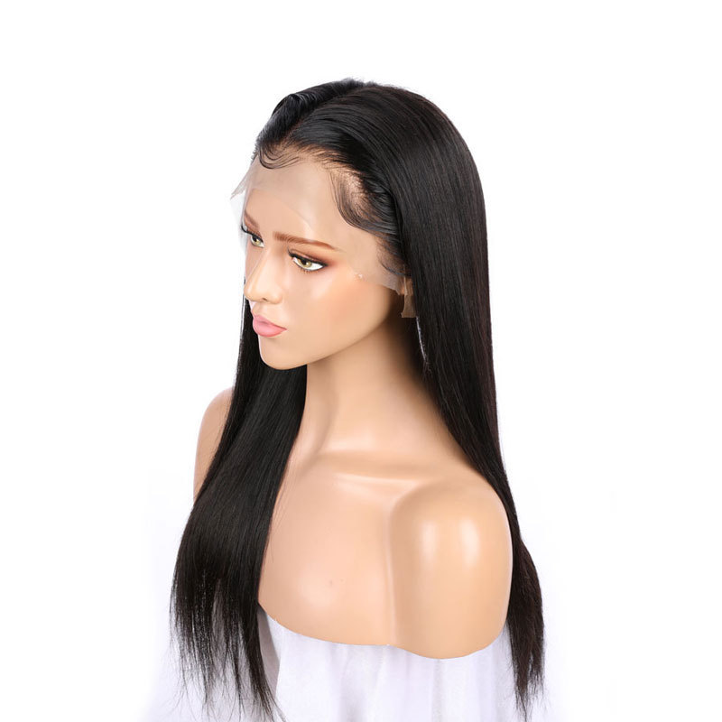 Former lace human hair wigs13*4straight cross-border hair service Item Picture