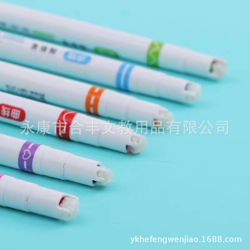 Tiktok Boom Flower Contour Pen Line Diy Quick Drying Edge Pen Curve Pen Hand Ledger Roller Printing Pen Wholesale Application Scenario