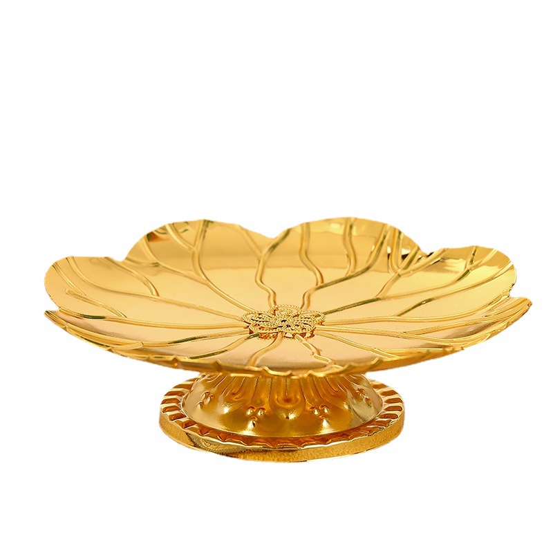 Iron High-End Dessert Table Birthday Cake Plate Wedding Party Tray Small Decoration Fruit Dish Home Decoration Wholesale Item Picture