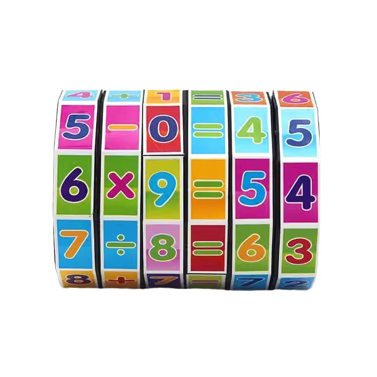 Kindergarten early education children's intelligence digital Rubik's Cube toy detachable intelligence arithmetic Rubik's cube for primary school students addition, subtraction, multiplication and division Item Picture