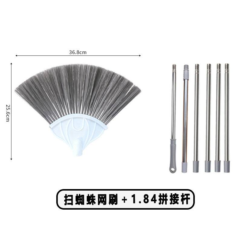 Spider web sweeping and cleaning wonder, extendable ceiling sweeping long broom, cleaning brush, dust removal, dust sweeping, dust removal Item Picture