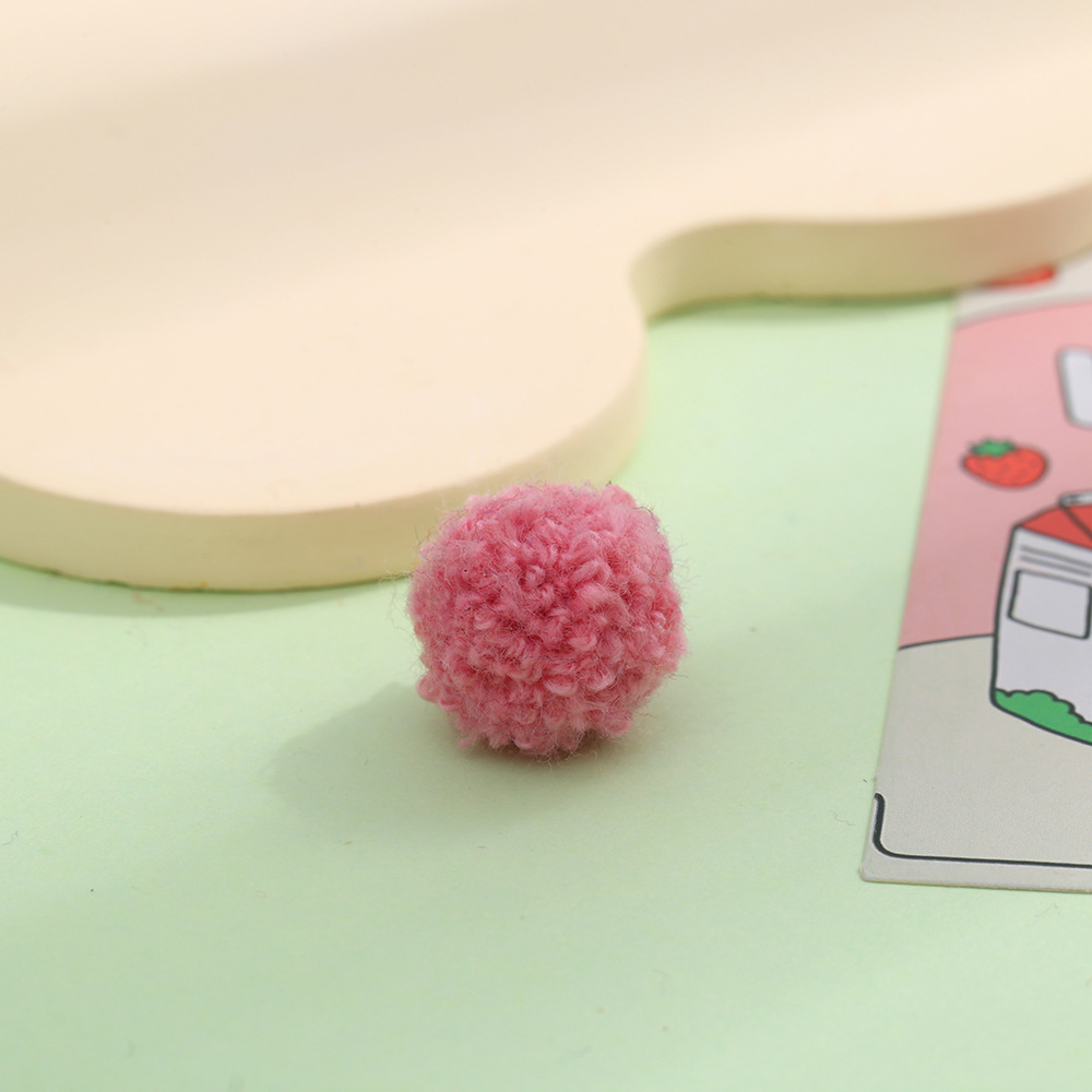 现货彩色羊羔毛绒球仿泰迪毛球 diy装饰挂件饰品配件服装辅料批发详情35