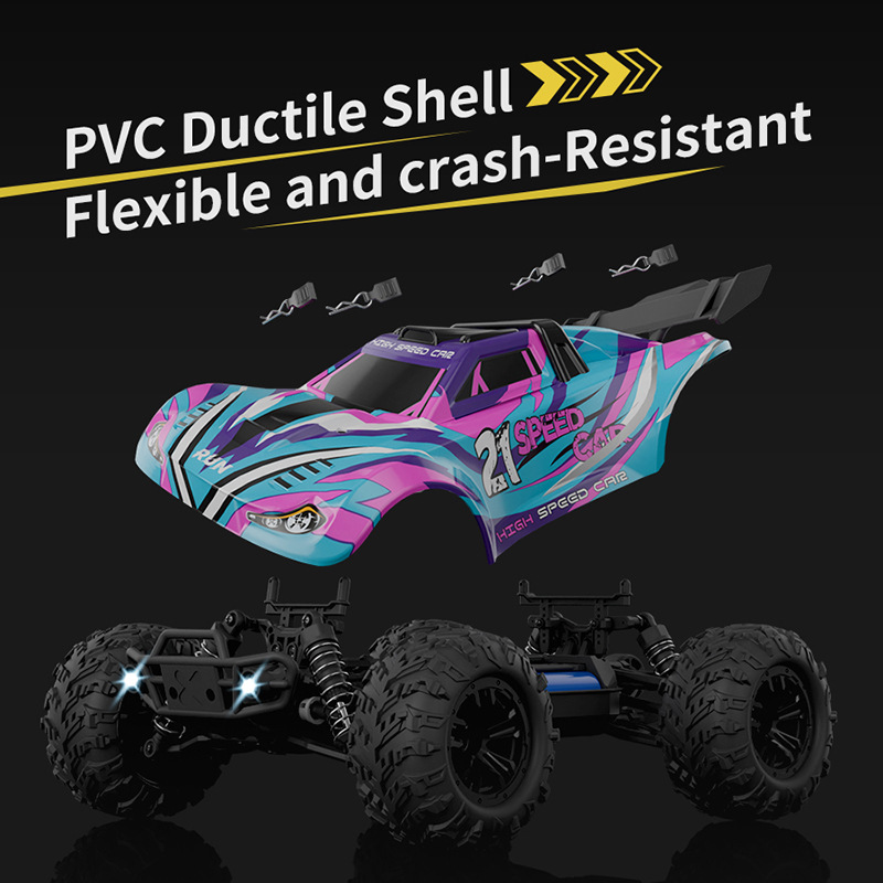 Cross-border 1:16 remote control high-speed car, off-road vehicle, four-wheel drive big foot climbing car, boys' toy, remote control car RC wholesale details Picture